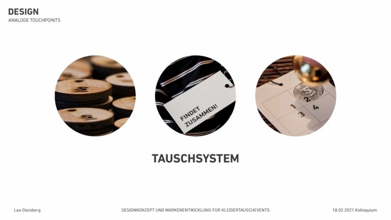 Tauschsystem: Tauschwährung, Kleidungs-Tags & Wertigkeiten